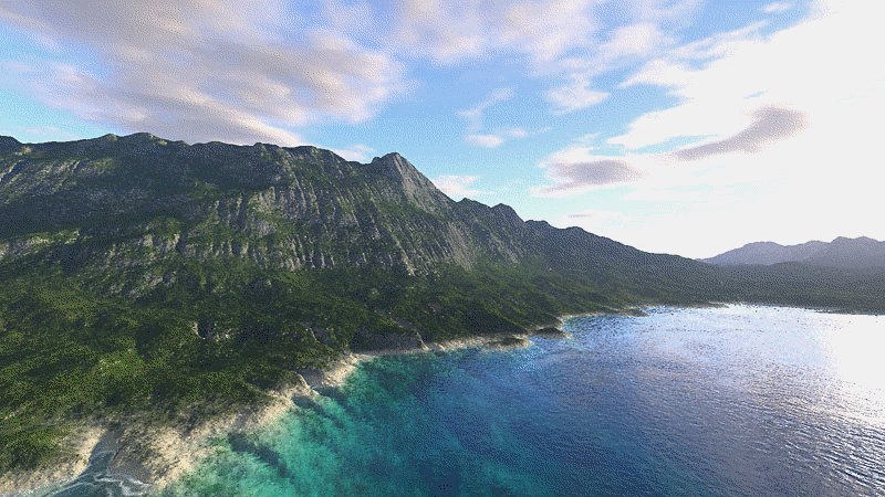 Micropal Terragen image with dithering